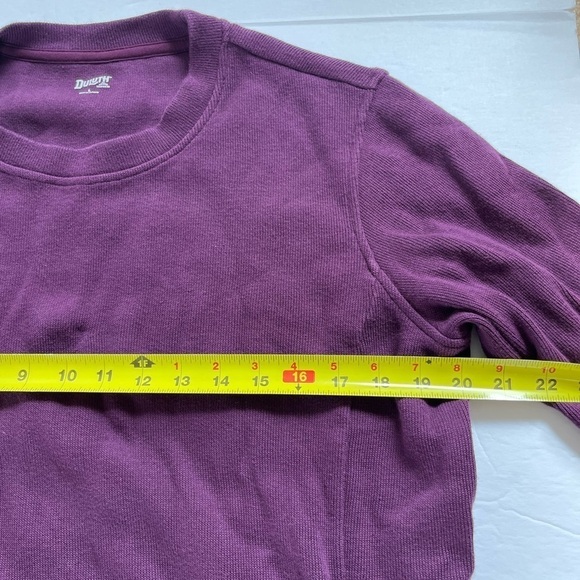 Duluth Trading Co Purple Long Sleeve Pullover Top Size Large - Picture 6 of 8